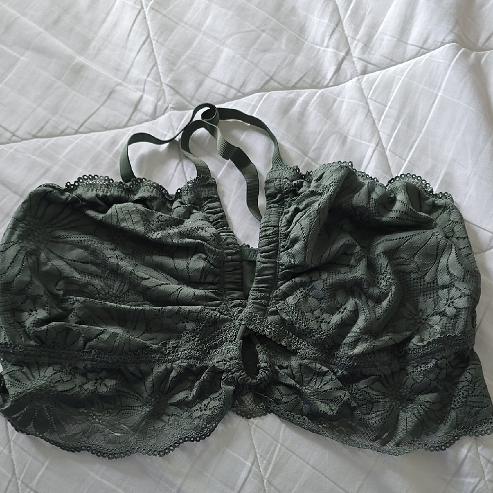 Green Lace Bralette